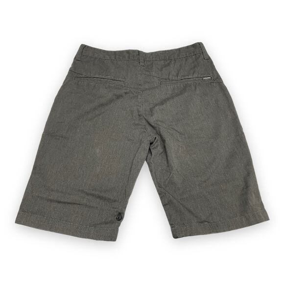 Volcom Mens Shorts‎ Size 30 VMonty Charcoal Heather Gray Cotton Blend - Picture 6 of 9